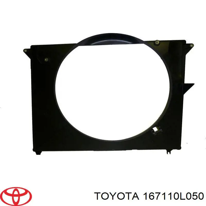 Дифузор (кожух) радіатора охолодження Toyota Hilux (KUN15) (Тойота Хайлюкс)