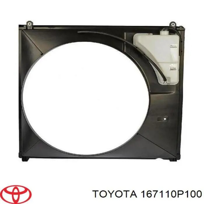 Дифузор (кожух) радіатора охолодження на Toyota Tundra  K5, K6