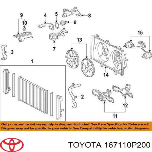 167110P200 Toyota 
