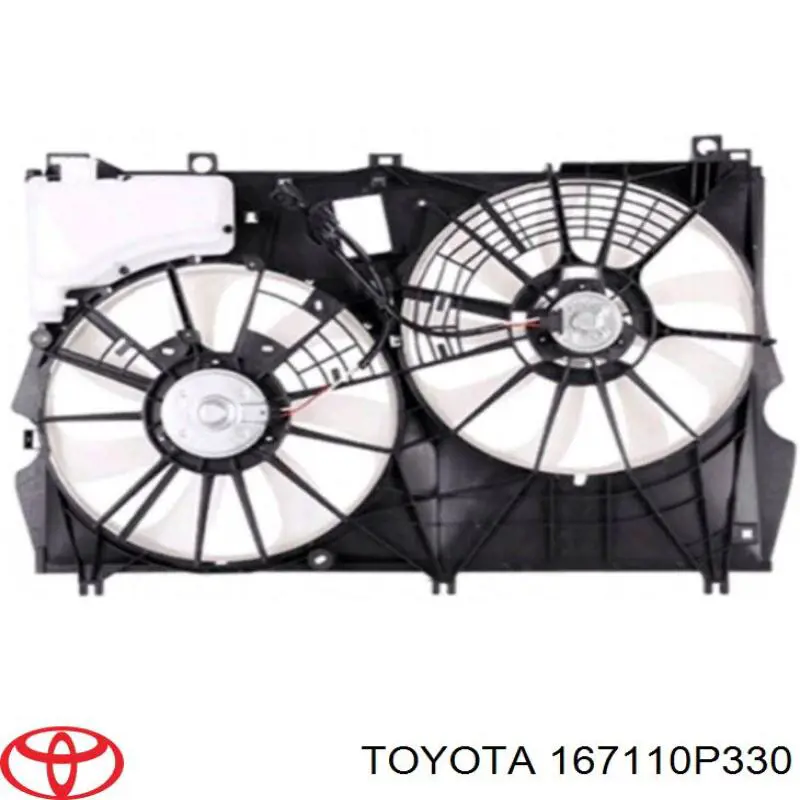 167110P330 Toyota Облицювання рамки радіатора
