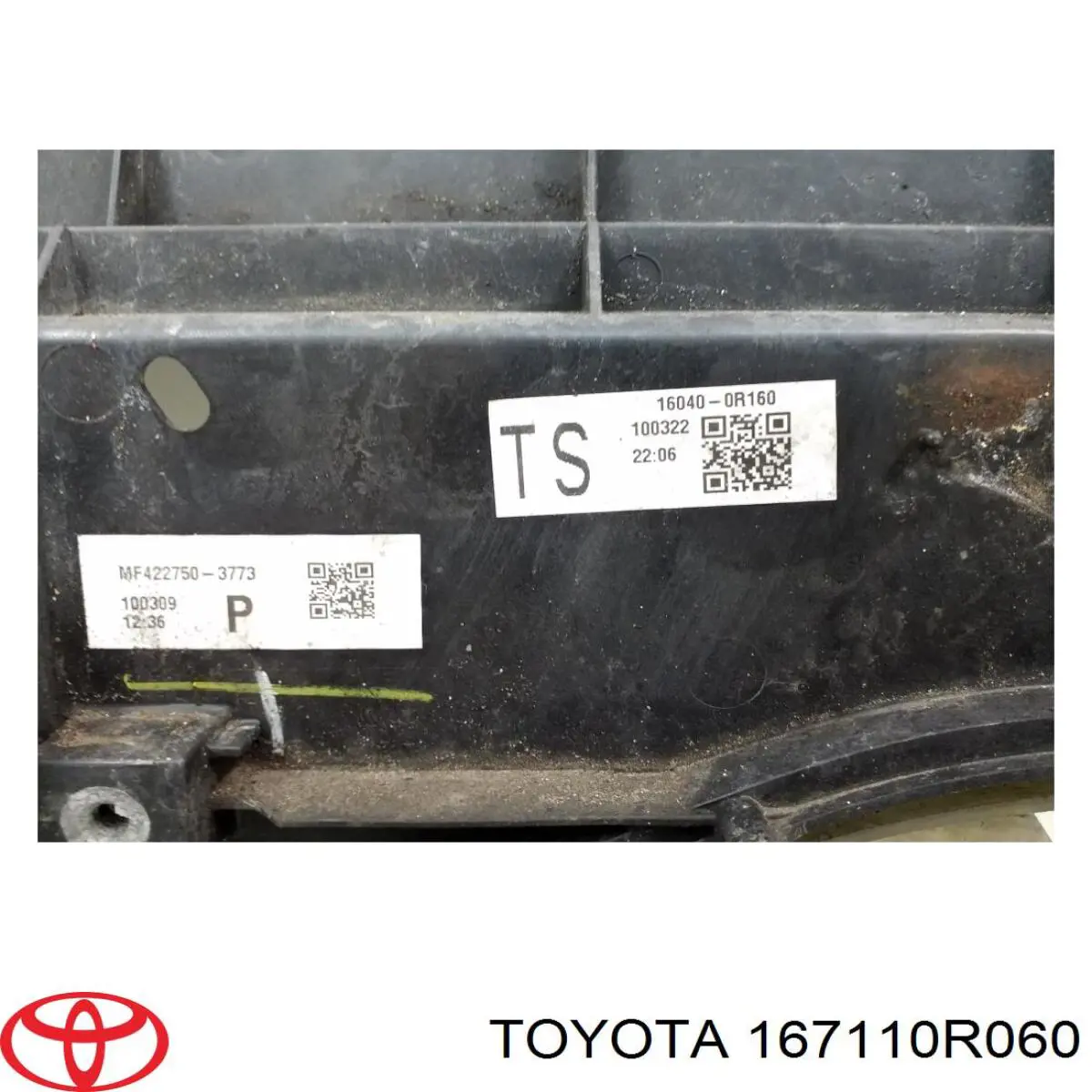  Toyota 167110R060 ціна, від 145.67 USD