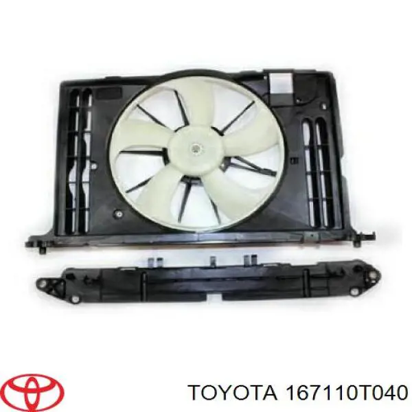 Купити 167110T040 Toyota Дифузор вентилятора