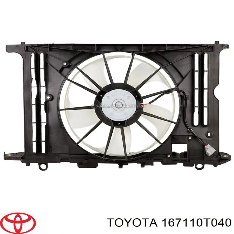 Дифузор (кожух) радіатора охолодження Toyota 167110T040 ціна, від 126.98 USD