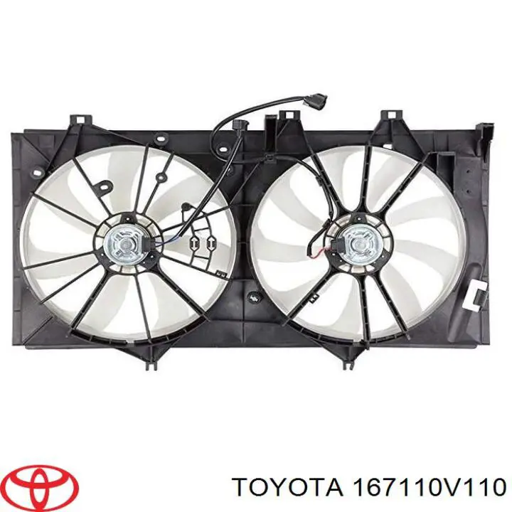 Дифузор (кожух) радіатора охолодження Toyota 167110V110 ціна, від 78.35 USD