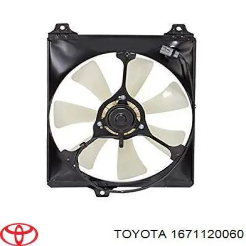Купити 1671120060 Toyota Дифузор (кожух) радіатора кондиціонера