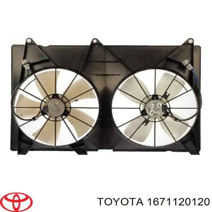 1671120120 Toyota дифузор (кожух радіатора охолодження)