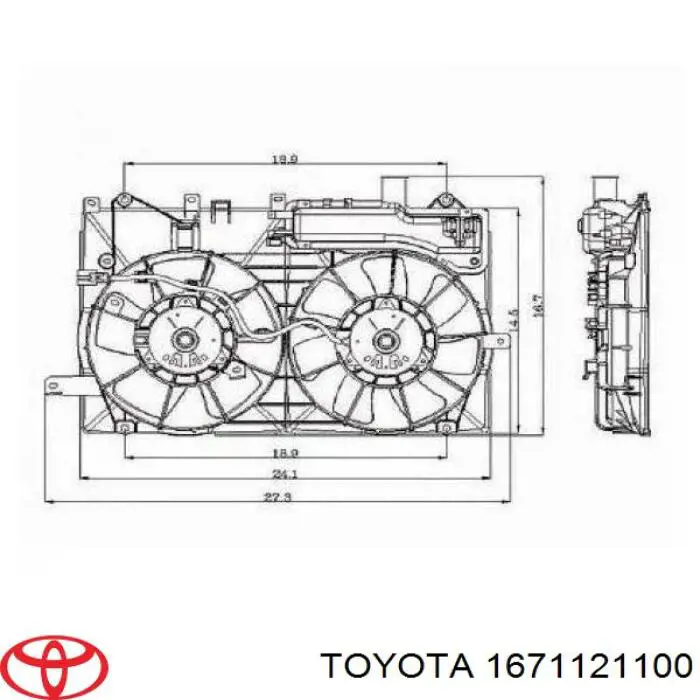  Toyota 1671121100 ціна, від 126.67 USD