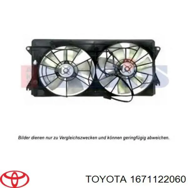 1671122060 Toyota Облицювання рамки радіатора