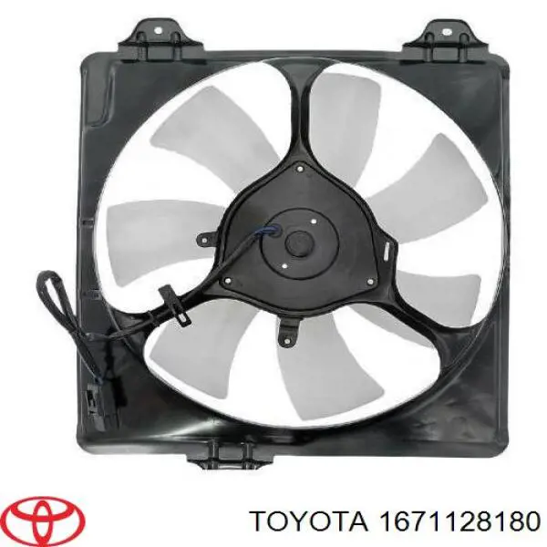 Дифузор (кожух) радіатора кондиціонера Toyota RAV4 2 (XA2) (Тойота Рав4)