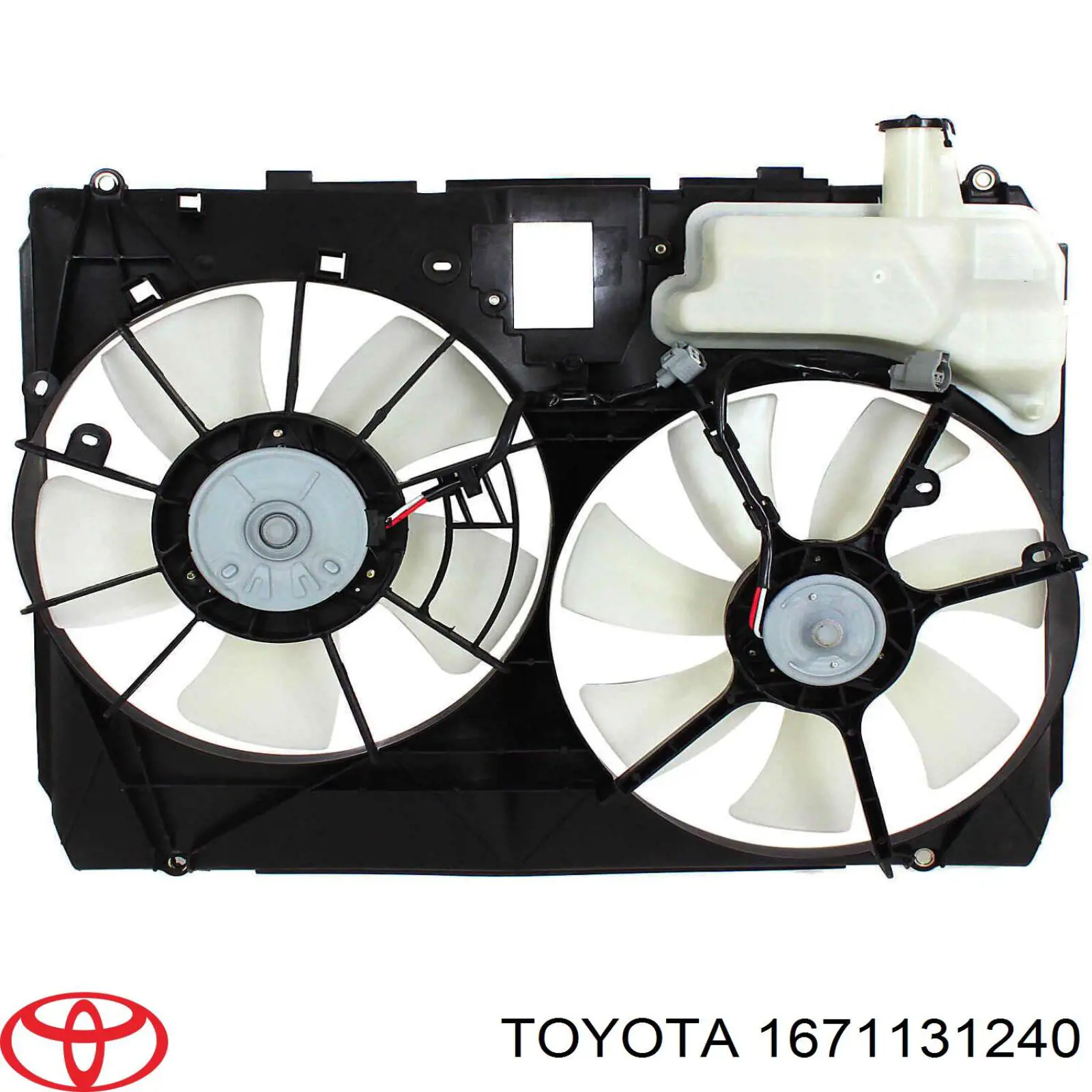 Дифузор (кожух) радіатора кондиціонера Toyota 1671131240 ціна, від 57.14 USD