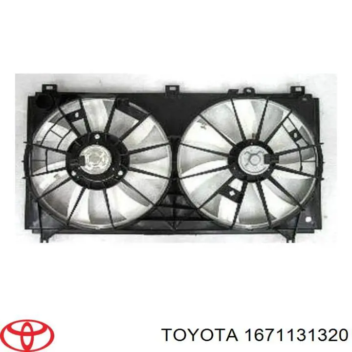 Дифузор (кожух) радіатора охолодження Toyota 1671131320 ціна, від 147.73 USD