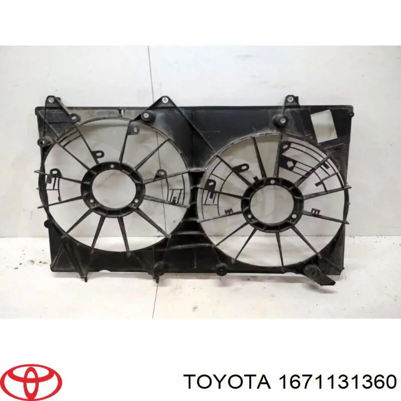 Дифузор (кожух) радіатора охолодження Toyota 1671131360 ціна, від 224.87 USD