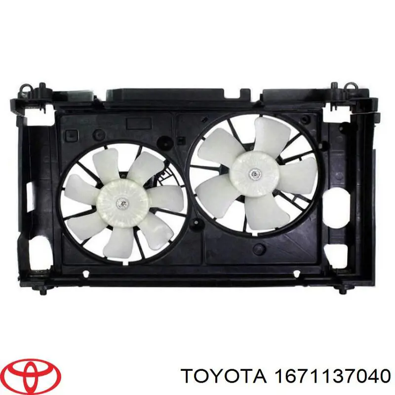 Дифузор (кожух) радіатора кондиціонера Toyota Prius (ZVW30) (Тойота Пріус)