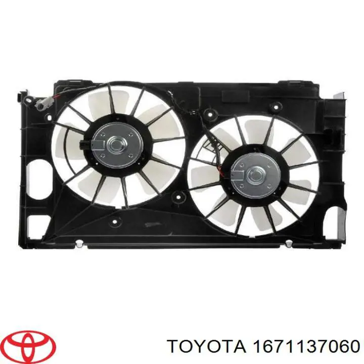 Дифузор (кожух) радіатора охолодження Toyota Prius (ZVW30) (Тойота Пріус)