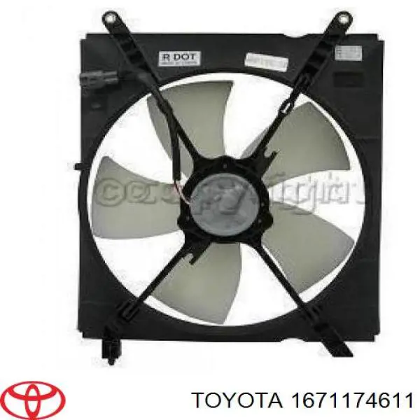 Дифузор (кожух) радіатора охолодження Toyota 1671174611 ціна, від 63.35 USD