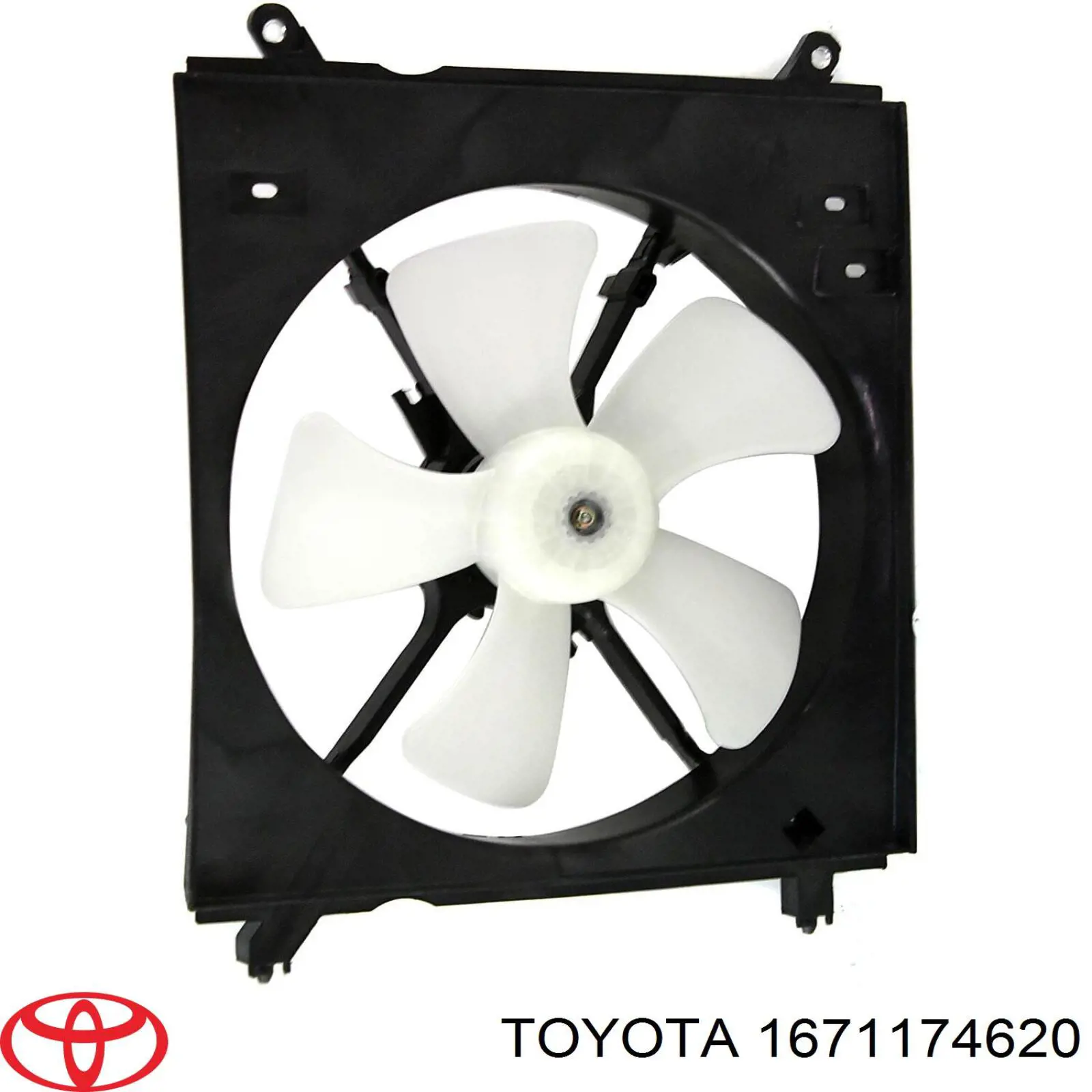 Купити 1671174620 Toyota Дифузор (кожух) радіатора кондиціонера