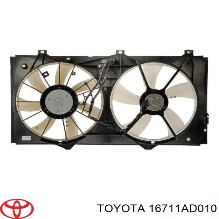 Дифузор (кожух) радіатора охолодження Toyota Avalon (GSX30) (Тойота Авалон)