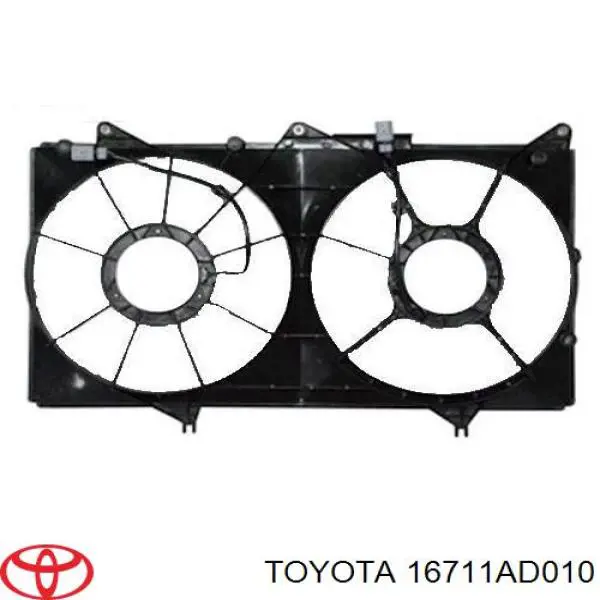 Купити 16711AD010 Toyota Дифузор вентилятора