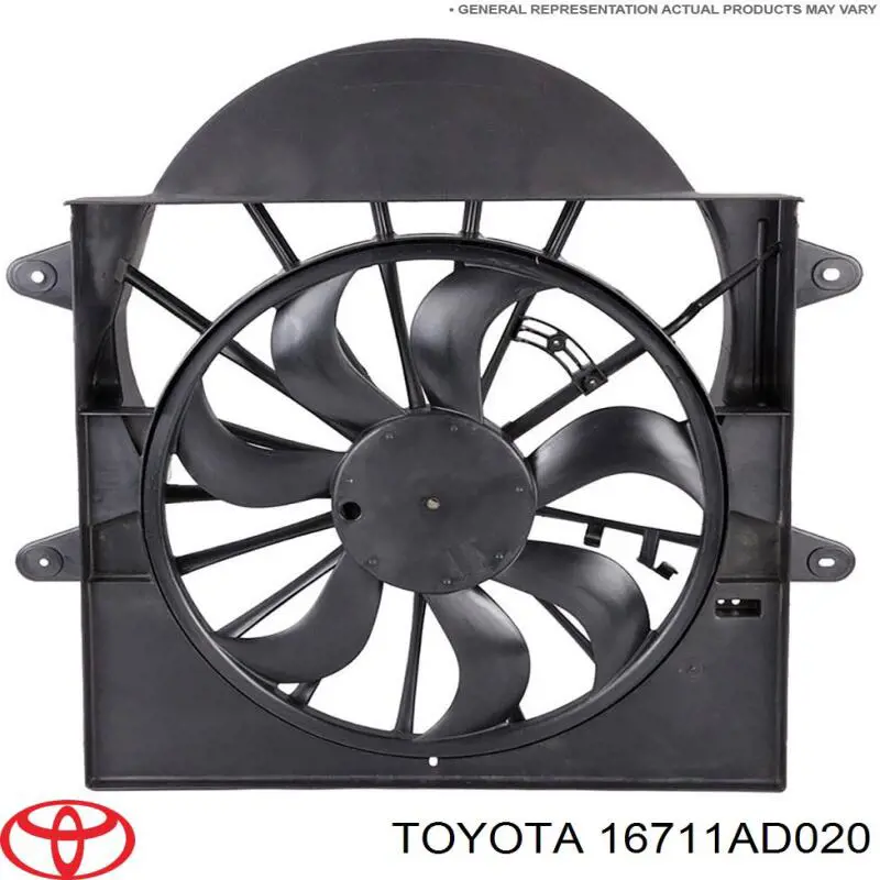 Купити 16711AD020 Toyota Облицювання рамки радіатора