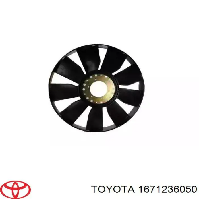 1671236050 Toyota Накладка решітки радіатора нижня