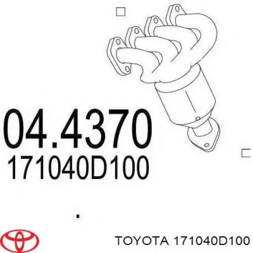 Система випуску газів двигуна Polcar TY6053T ціна, від 357.49 USD