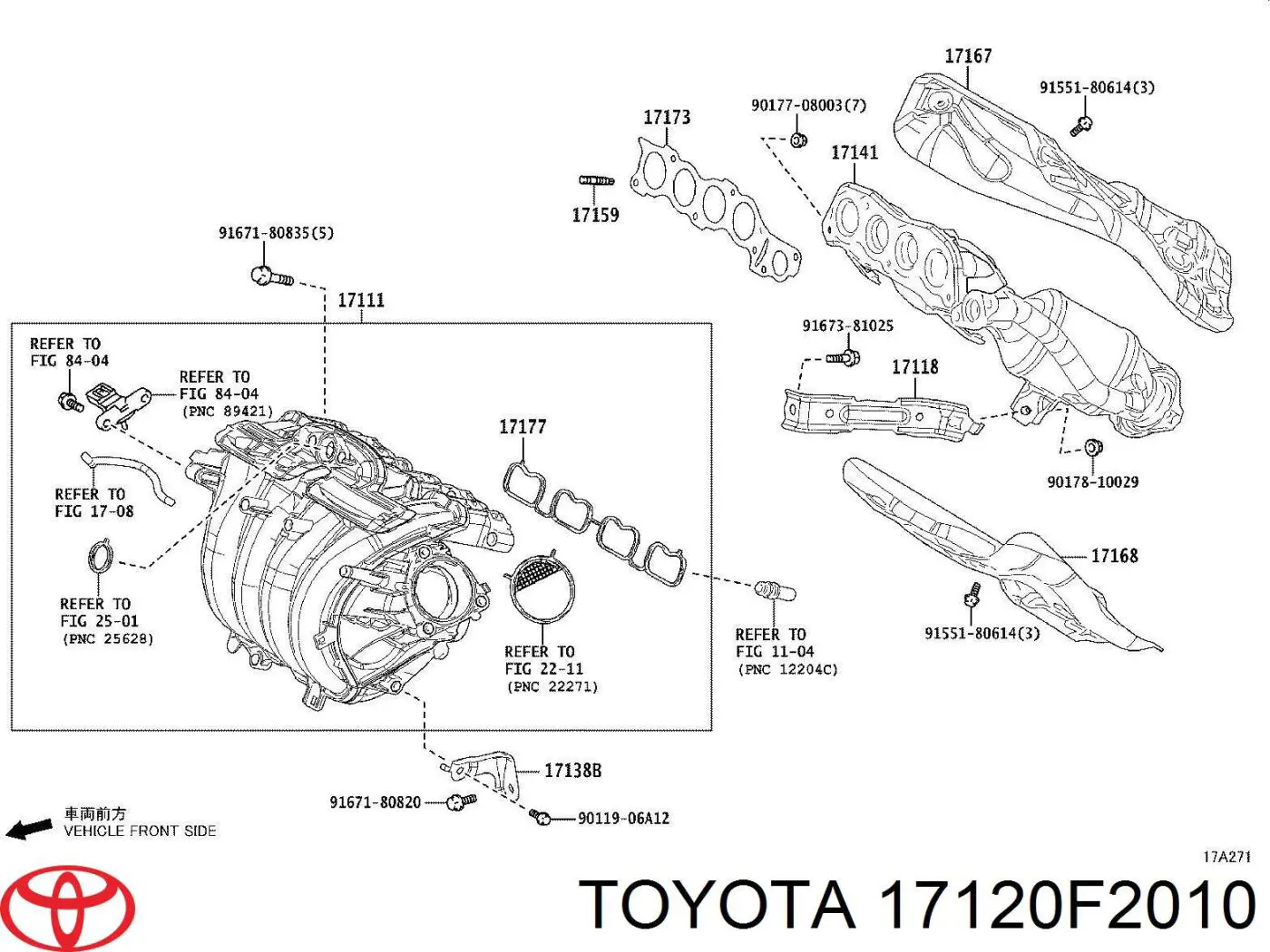 17120F2010 Toyota 