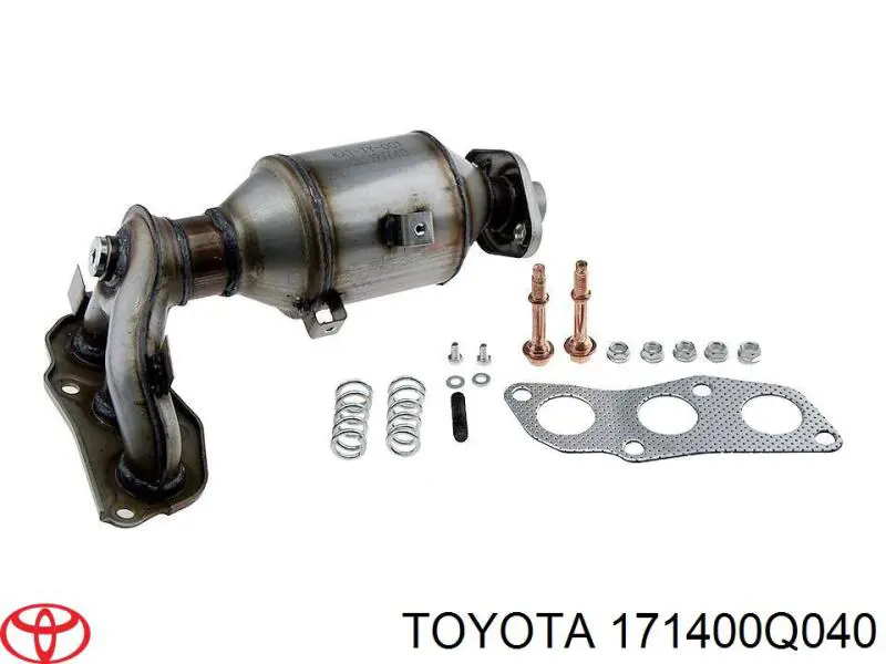 Конвертор-каталізатор (каталітичний нейтралізатор) Toyota 171400Q040 ціна, від 163.02 USD