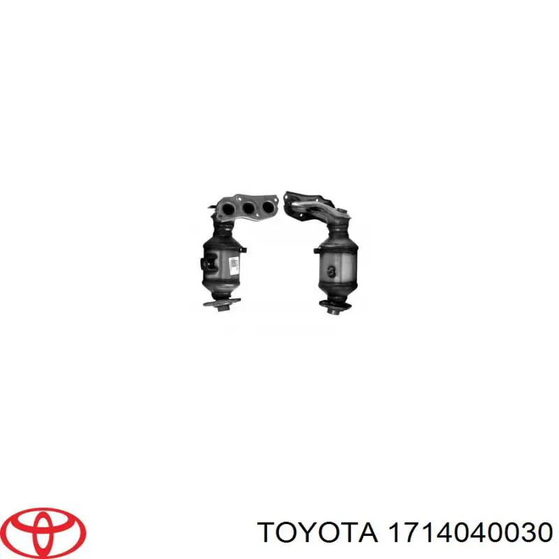 1714040030 Toyota колектор випускний