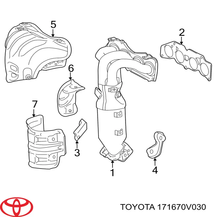 Купити 171670V030 Toyota 