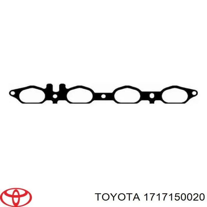 1717150020 Toyota прокладка впускного колектора, нижня