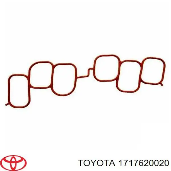 Прокладка впускного колектора, верхня 1717620020 Toyota