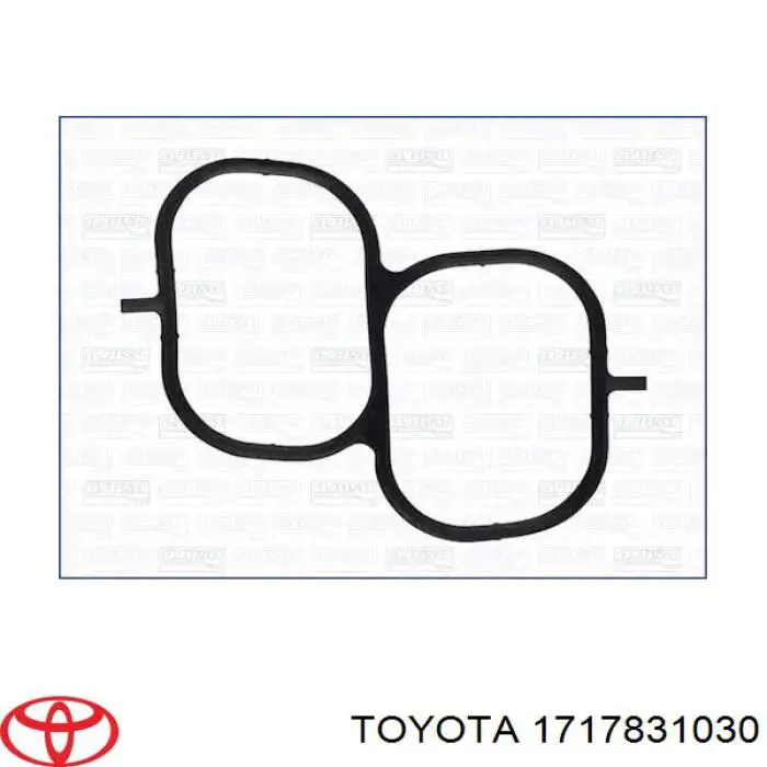 1717831030 Toyota прокладка впускного колектора нижня ліва