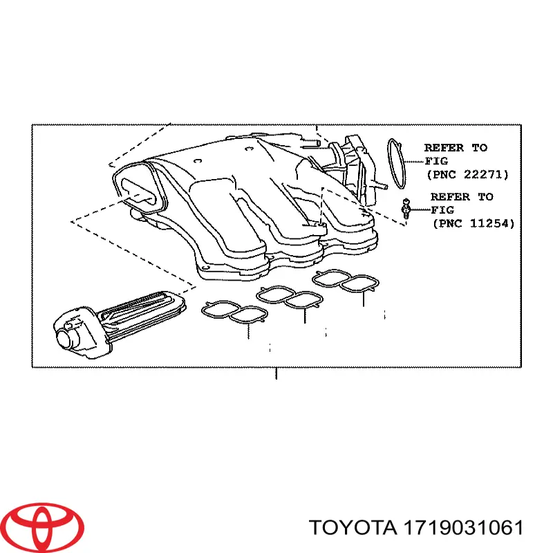 1719031061 Toyota Колектор впускний