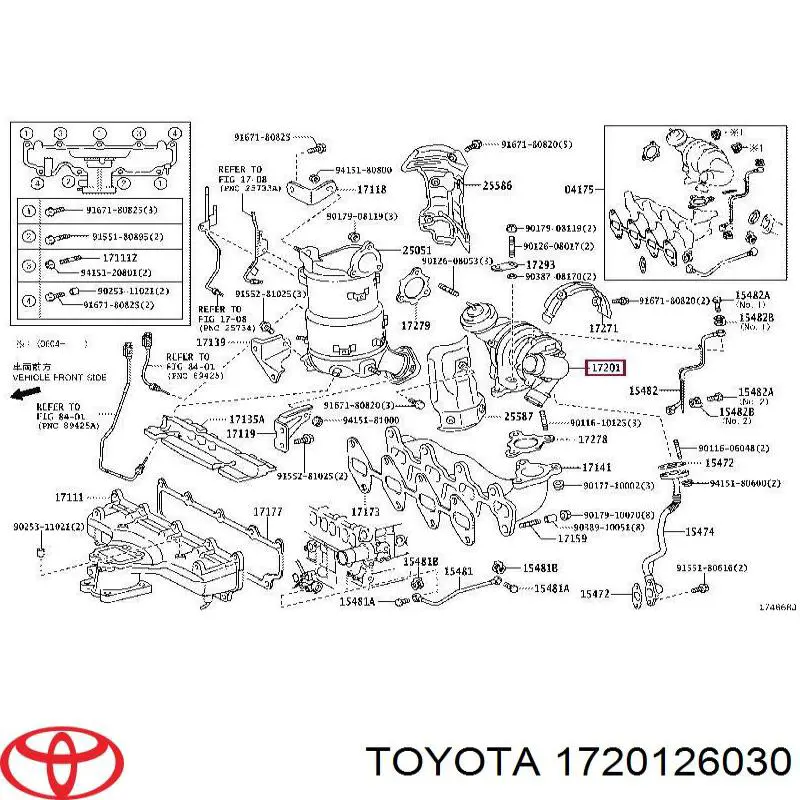 Купити 1720126030 Toyota Турбіна