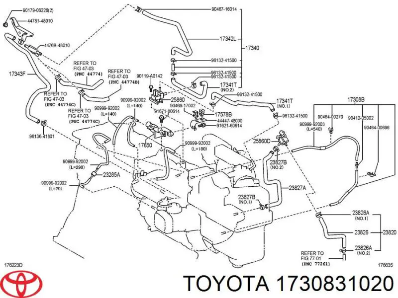  Toyota 1730831020 ціна, від 6.33 USD
