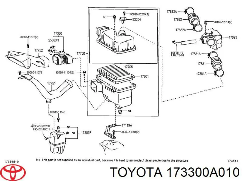 173300A010 Toyota 