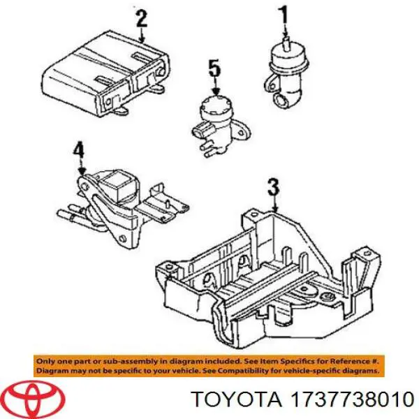 Прокладка EGR-клапана рециркуляції Toyota 1737738010 ціна, від 1.65 USD