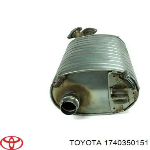 Купити 1740350151 Toyota Вихлоп