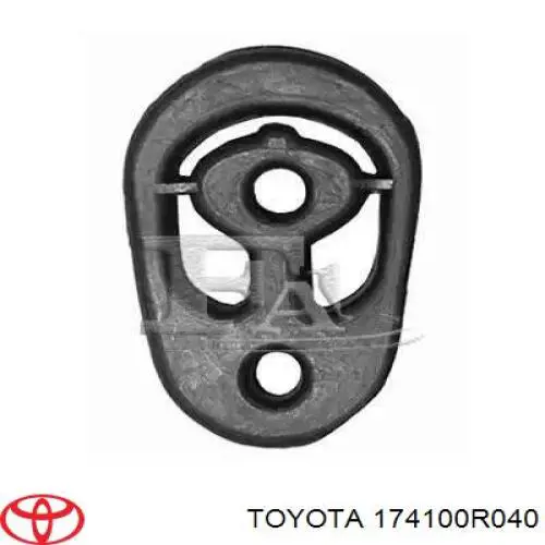 Купити 174100R040 Toyota Перетворювач відпрацьованих газів