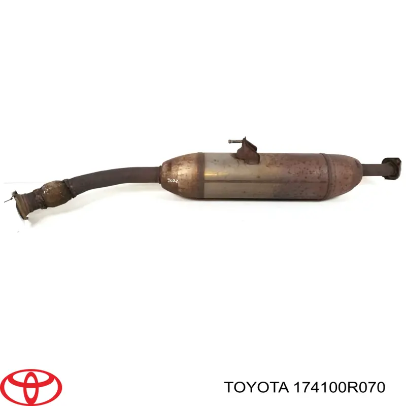 174100R070 Toyota Глушник передній