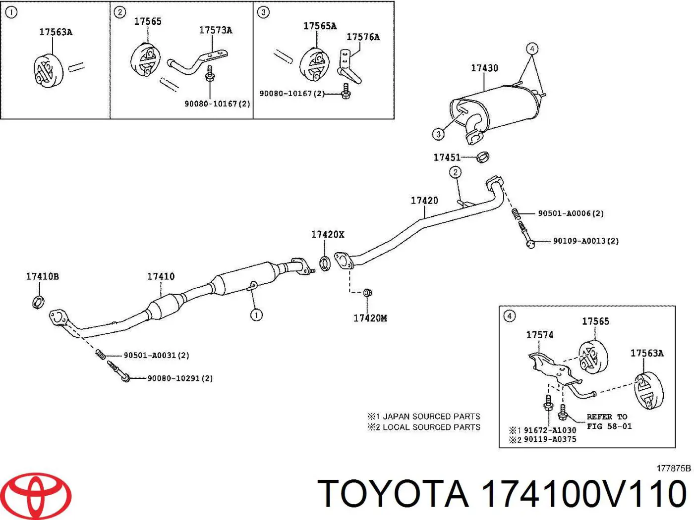  174100V110 Toyota