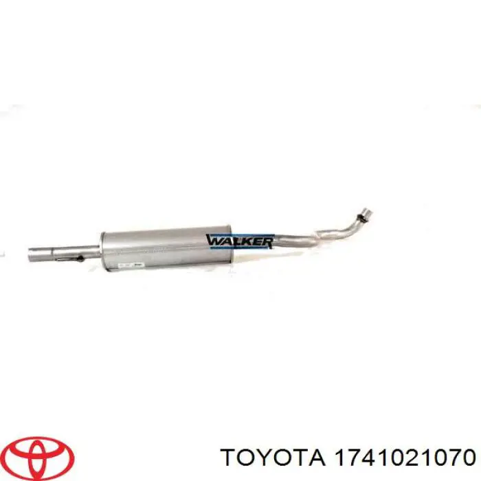 Купити 1741021070 Toyota Глушник, передня частина