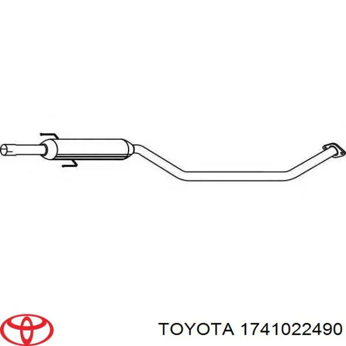 Глушник Toyota 174100D320 ціна, від 108.83 USD
