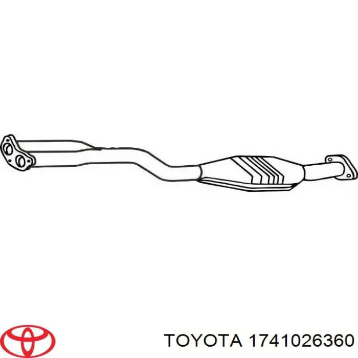 1741026360 Toyota Глушник передній