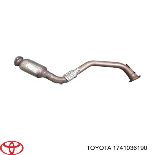Труба приймальна (штани) глушника, передня Toyota 1741036190 ціна, від 313.03 USD
