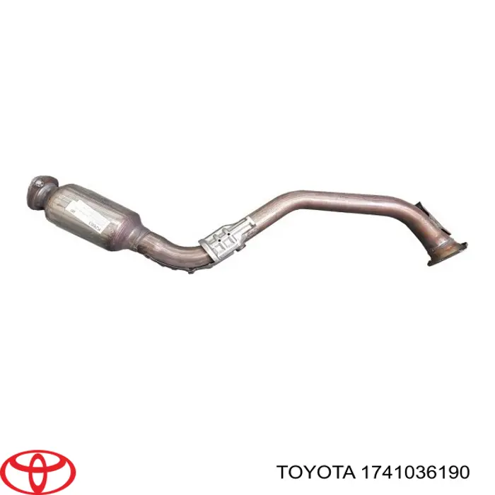 1741036190 Toyota Труба приймальна (штани) глушника, передня