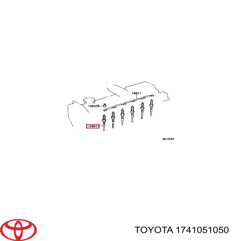 Глушник, передня частина Toyota 1741051050 ціна, від 1219.67 USD