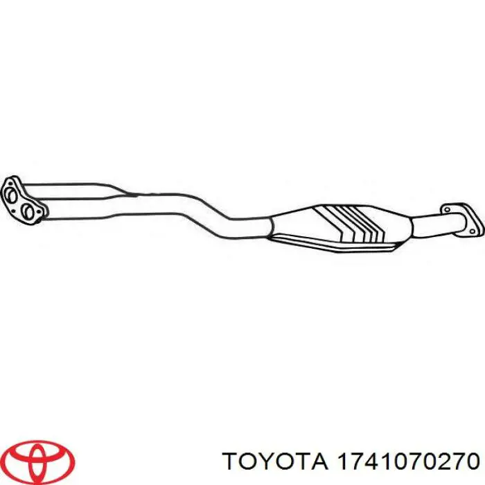 Каталізатор 1741070270 Toyota