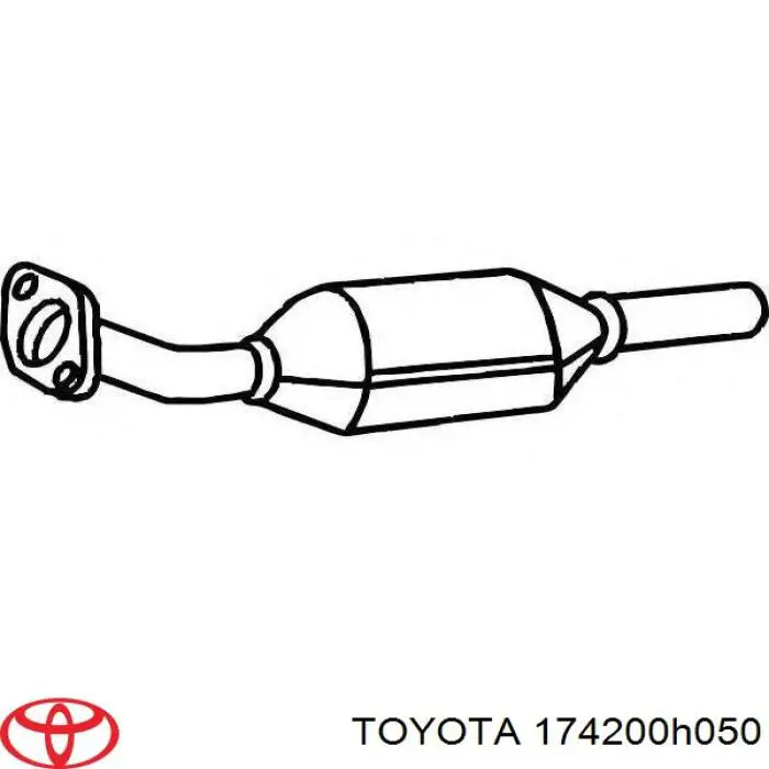Глушник Toyota 174200H050 ціна, від 101.35 USD