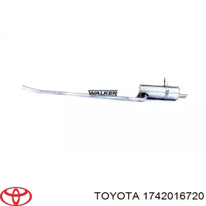 Купити 1742016720 Toyota Вихлоп